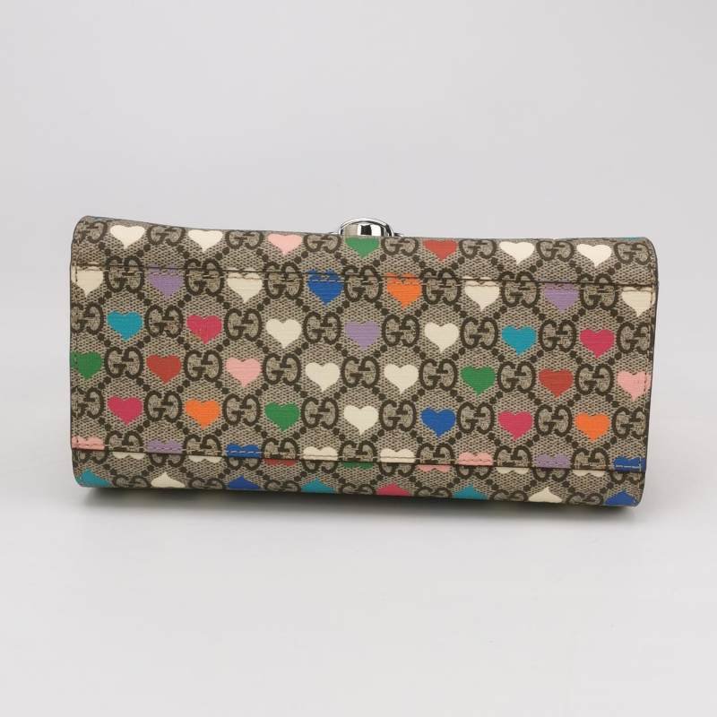 Gucci 牛皮雙G印花翻蓋單肩包-5