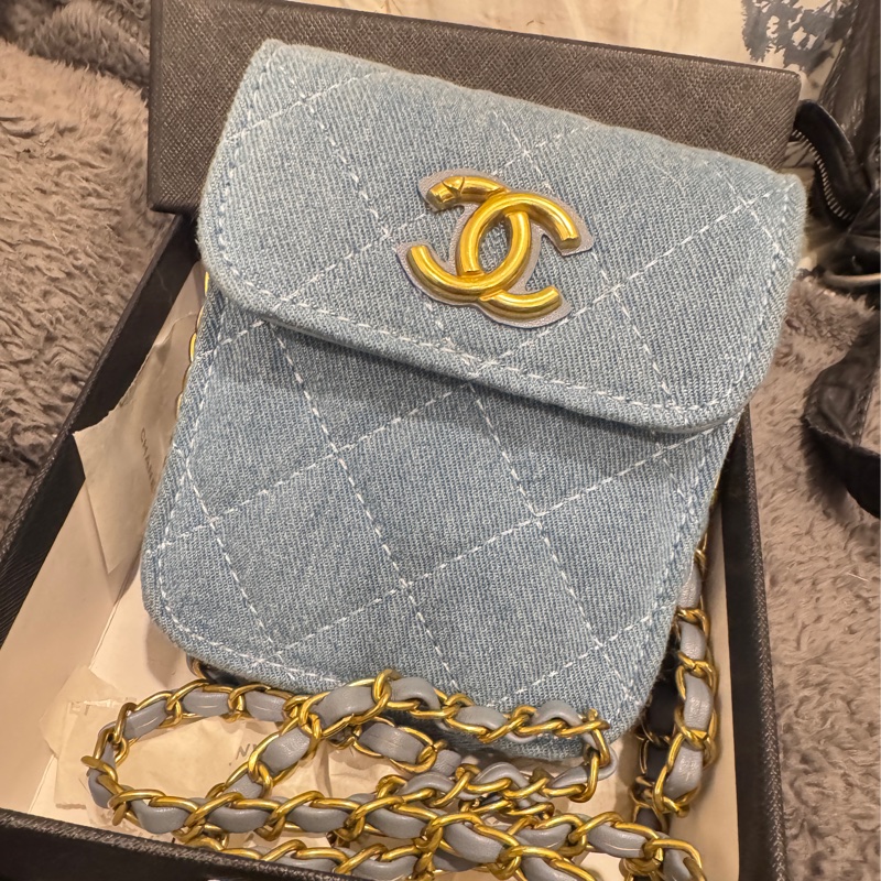 CHANEL MINi單寧小廢包-0