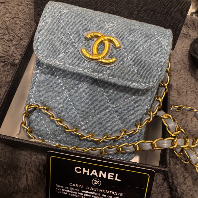 CHANEL MINi單寧小廢包-9