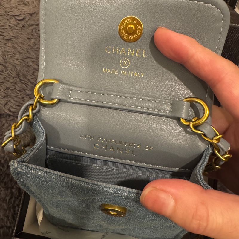 CHANEL MINi單寧小廢包-14