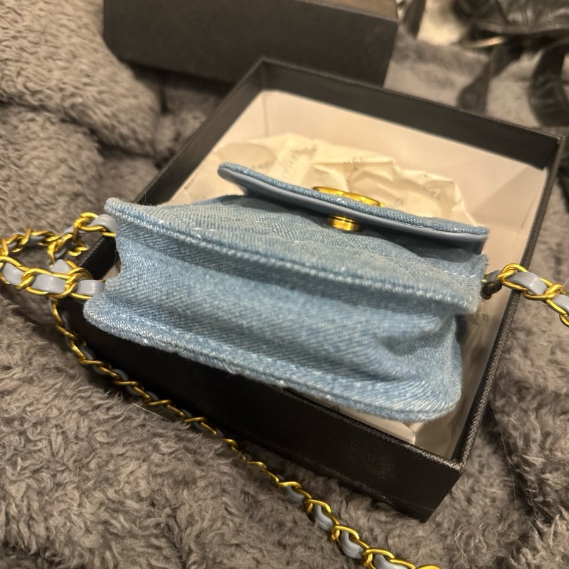 CHANEL MINi單寧小廢包-15