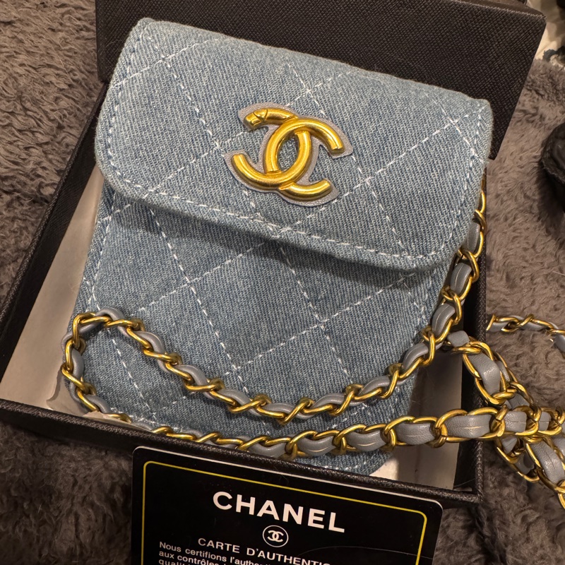 CHANEL MINi單寧小廢包-16