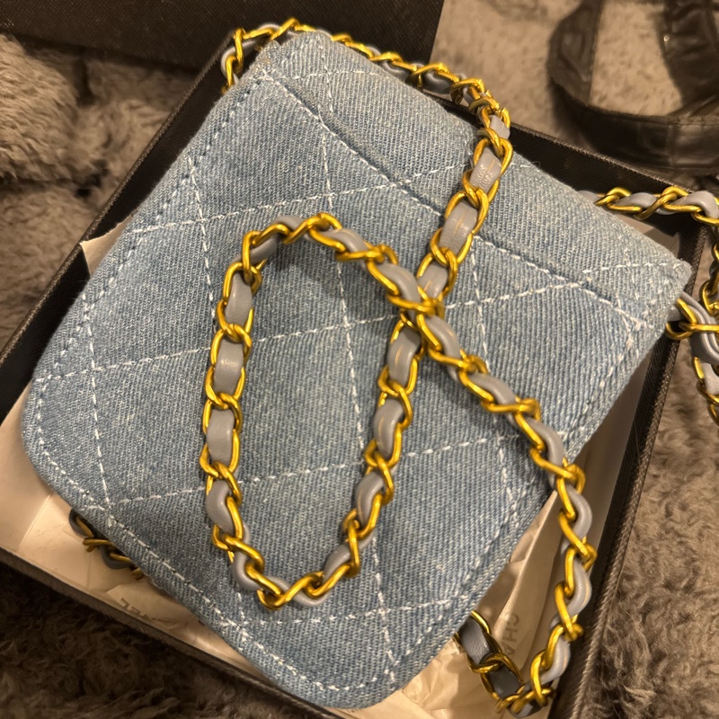 CHANEL MINi單寧小廢包-17