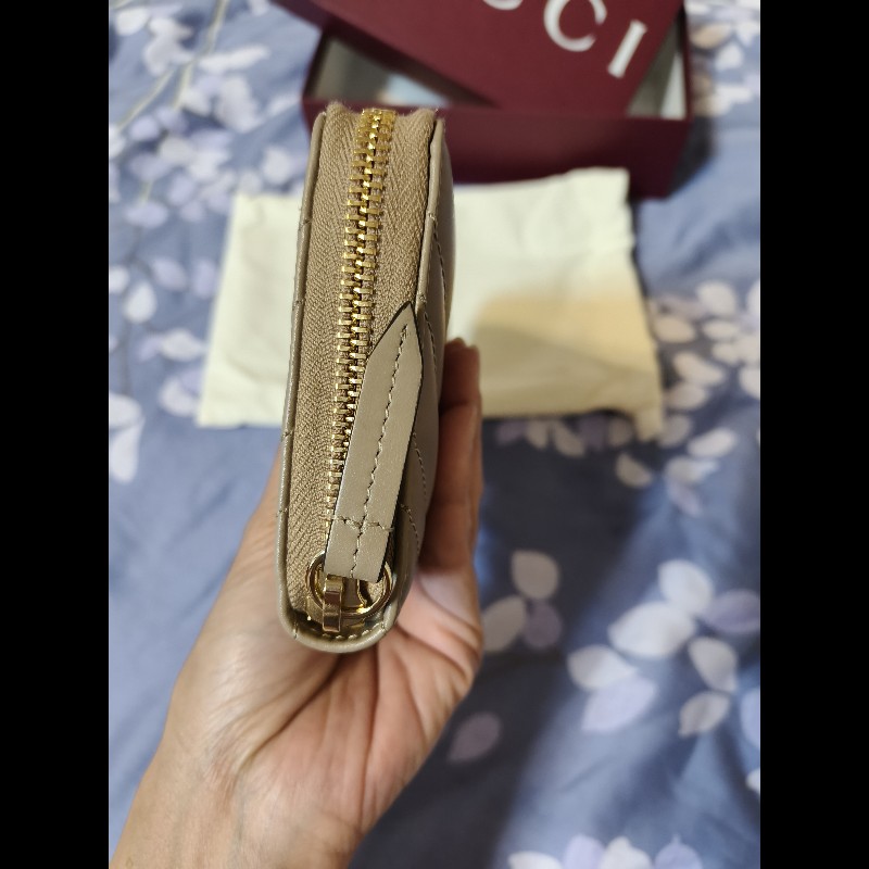 GUCCI-奶茶色長夾-7