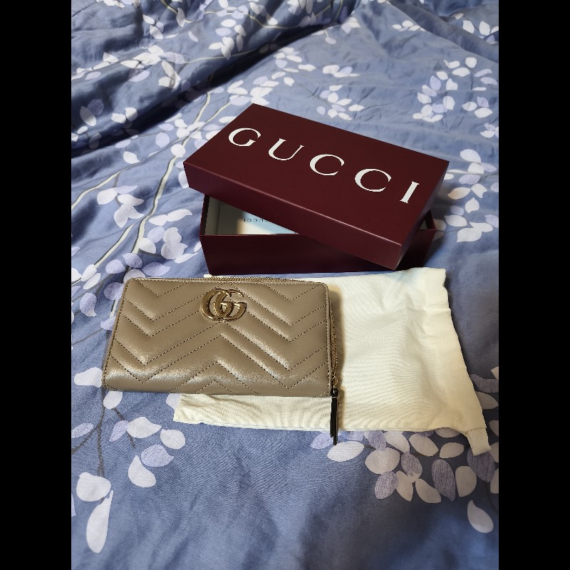 GUCCI-奶茶色長夾-11