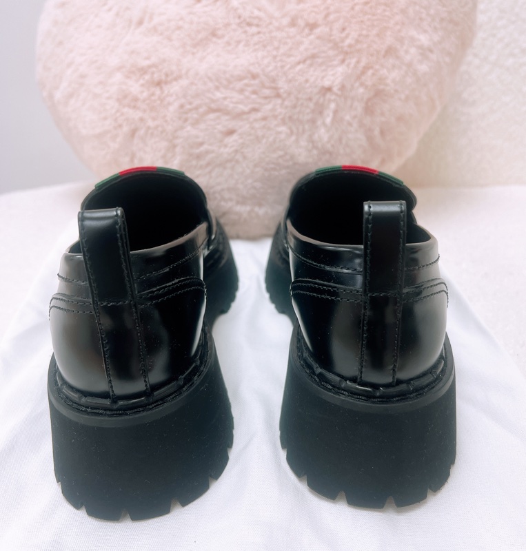 全新 37碼 Gucci 厚底樂福鞋/皮鞋-5