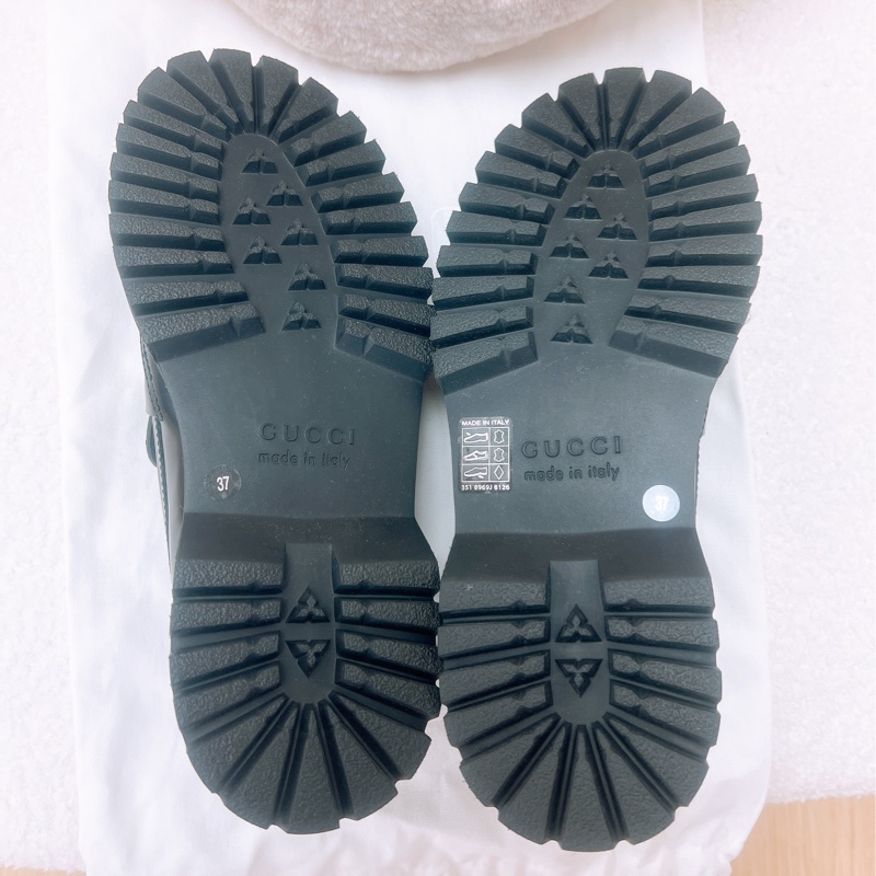 全新 37碼 Gucci 厚底樂福鞋/皮鞋-6