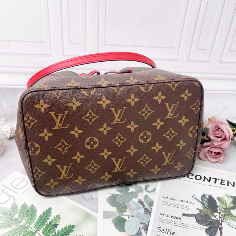 LV老花紅水桶NéONOé 中號26*26*17 98新配件塵袋-5