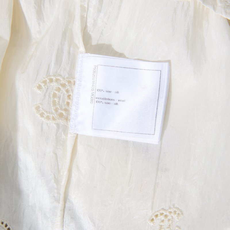 ❤️CHANEL 100%真絲 優雅無袖上衣 cc logo裝飾-7