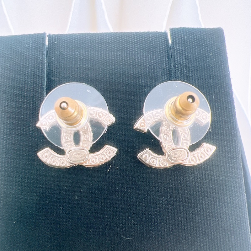 Chanel 23v 珍珠雙c耳環-3