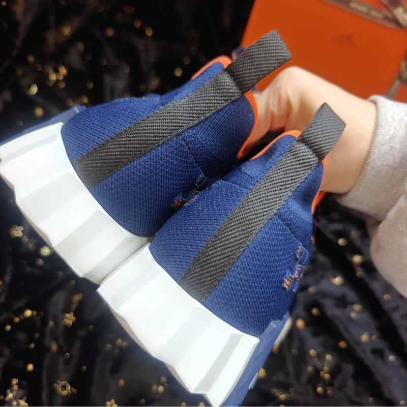 Hermes針織運動鞋愛馬仕深藍色Flex編織運動鞋 40.5碼-4