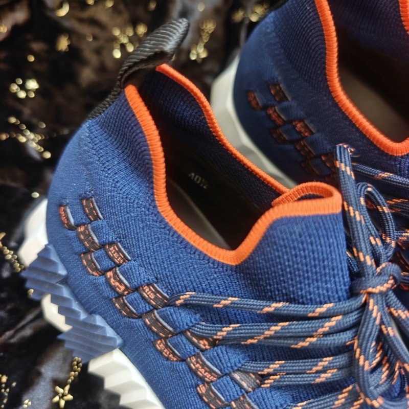 Hermes針織運動鞋愛馬仕深藍色Flex編織運動鞋 40.5碼-5