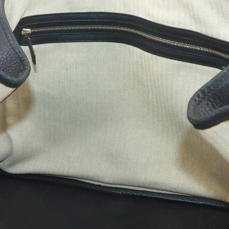 愛馬仕 Garden 36 PM 手提包，Negonda 黑色，□K 印記，銀色五金，派對款-6