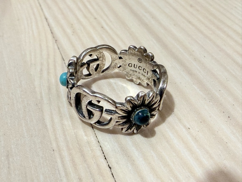 GUCCI  925小雛菊戒指 #13-1