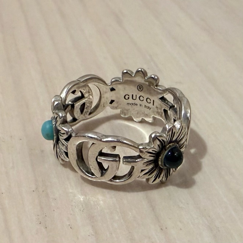 GUCCI  925小雛菊戒指 #13-0