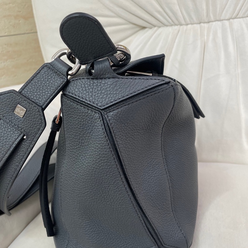 羅意威/Loewe炭灰色puzzle中號 底長29cm 好成色 21年編碼-2