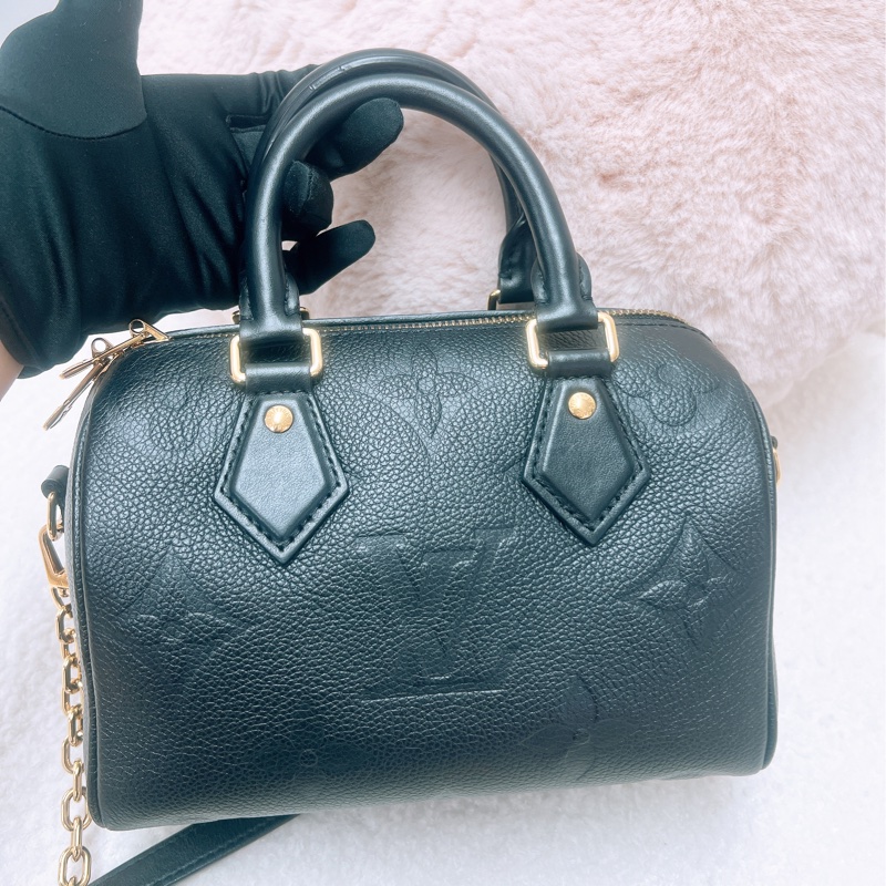 Lv speedy 20 全皮黑色-8