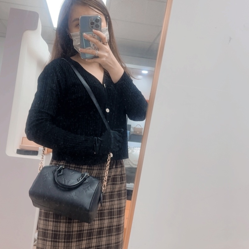 Lv speedy 20 全皮黑色-14