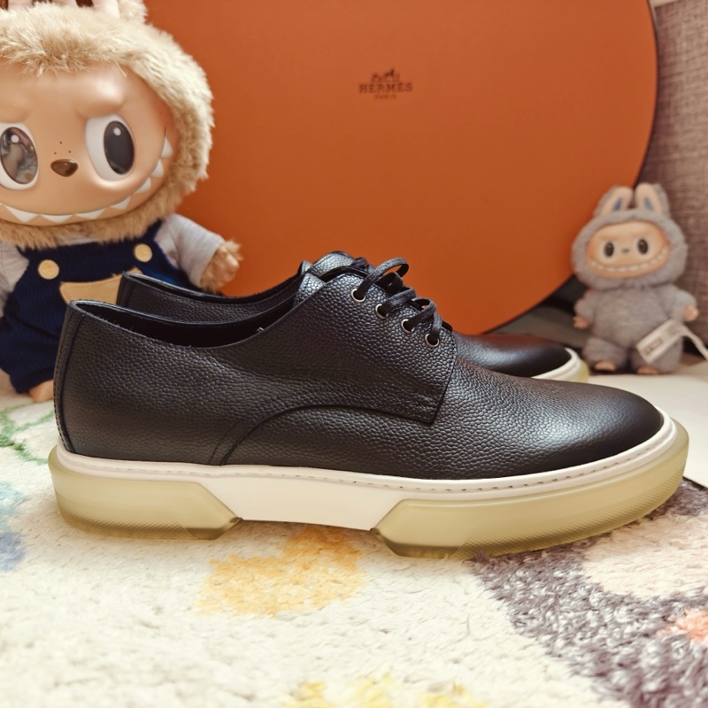 Hermes休閒鞋愛馬仕黑色系帶樂福鞋愛馬仕休閒鞋 41碼-0
