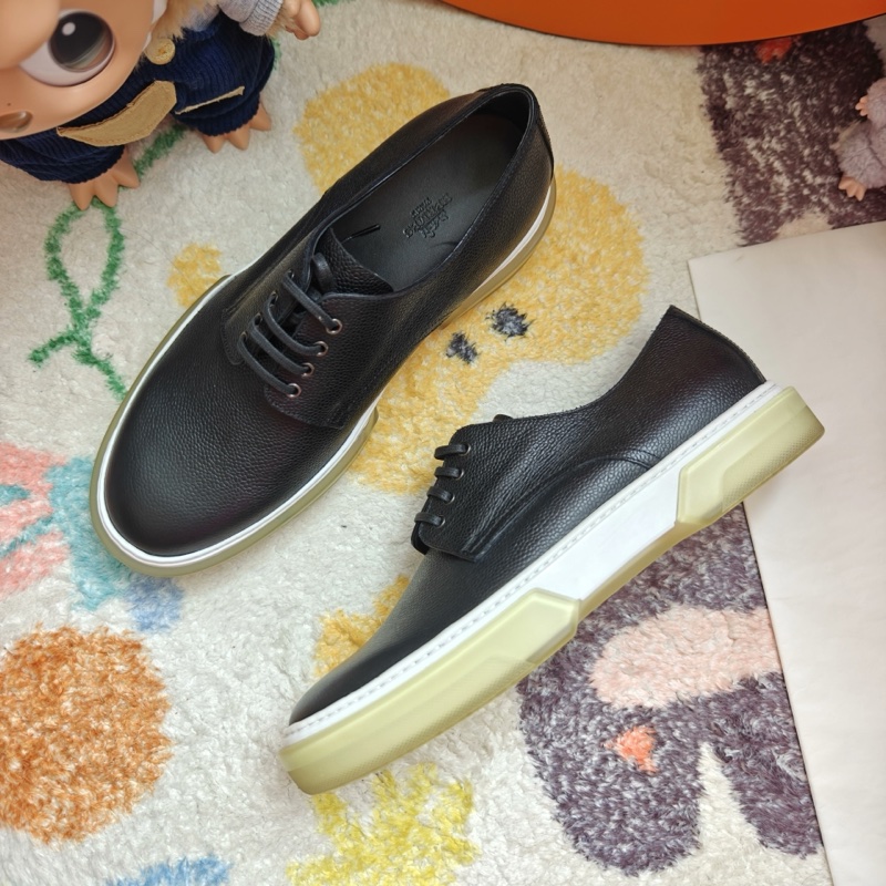 Hermes休閒鞋愛馬仕黑色系帶樂福鞋愛馬仕休閒鞋 41碼-1