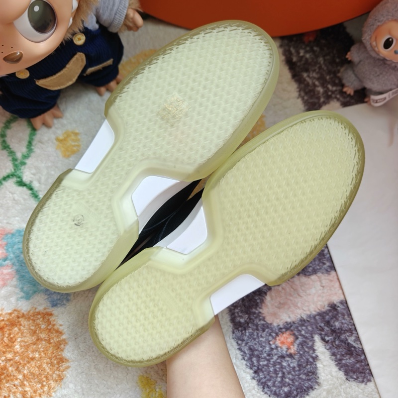 Hermes休閒鞋愛馬仕黑色系帶樂福鞋愛馬仕休閒鞋 41碼-6