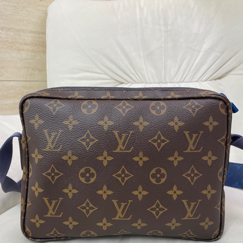 Louis Vuitton路易威登 老花限定撞色相機包 斜挎包 18年無附件-2