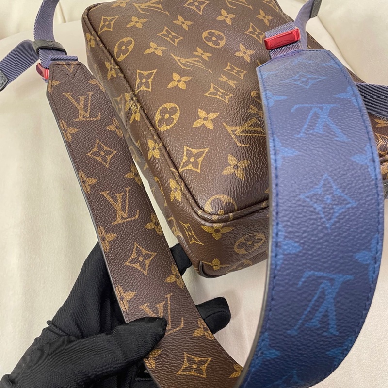 Louis Vuitton路易威登 老花限定撞色相機包 斜挎包 18年無附件-6