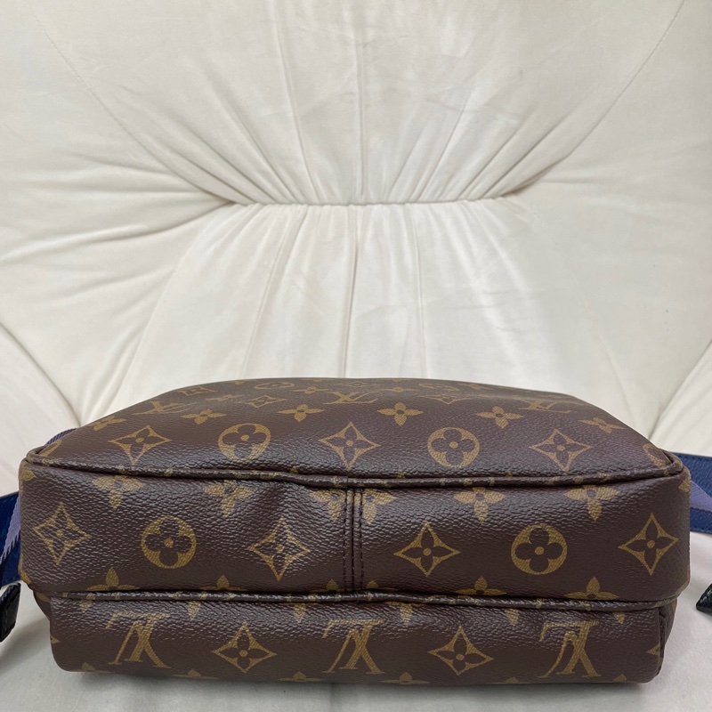 Louis Vuitton路易威登 老花限定撞色相機包 斜挎包 18年無附件-7