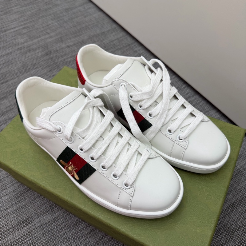 99新 古馳/Gucci蜜蜂款板鞋 34碼 附件：盒-0