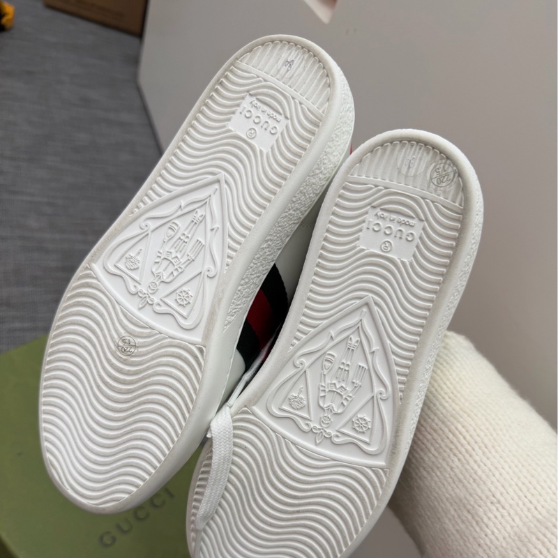 99新 古馳/Gucci蜜蜂款板鞋 34碼 附件：盒-3