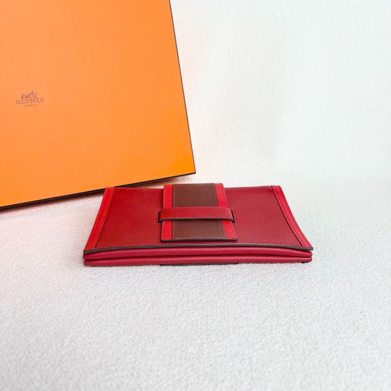 Hermes三拼色Passant斜背包 辣椒紅/心紅色/愛馬仕紅 Evercolor皮 20*14*2 99新配件盒子 購證 肩帶 塵袋-3