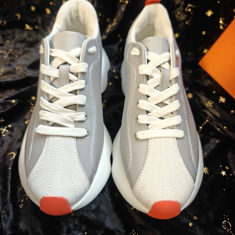 Hermes運動鞋愛馬仕Envol灰白色波浪底運動鞋 35.5碼-3