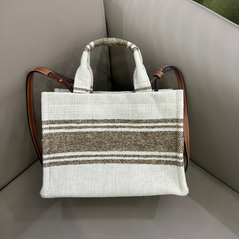 Celine cabas thais米色帆布tote小號26*19   98新配件塵袋盒子-5