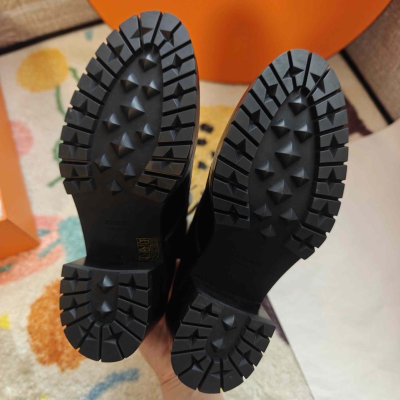 Hermes馬丁靴愛馬仕黑色Bridge及踝靴愛馬仕系37碼-4