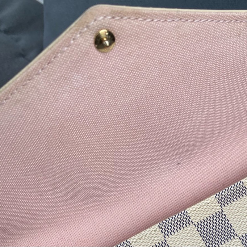 LouisVuitton 路易威登白棋盤格三合一 無附件-4