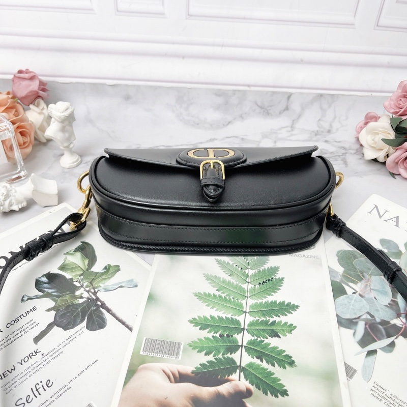 DIOR 黑色Bobby East-West系列新月包20×11×5cm 98新配件塵袋保卡-4