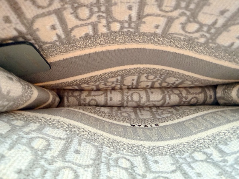 Christian Dior Mini Book Tote 灰色經典老花帆布小尺寸 渡假優雅款-2