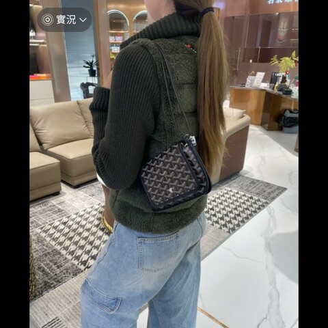 Goyard Plumet Pocket Wallet 經典黑配棕 信封包