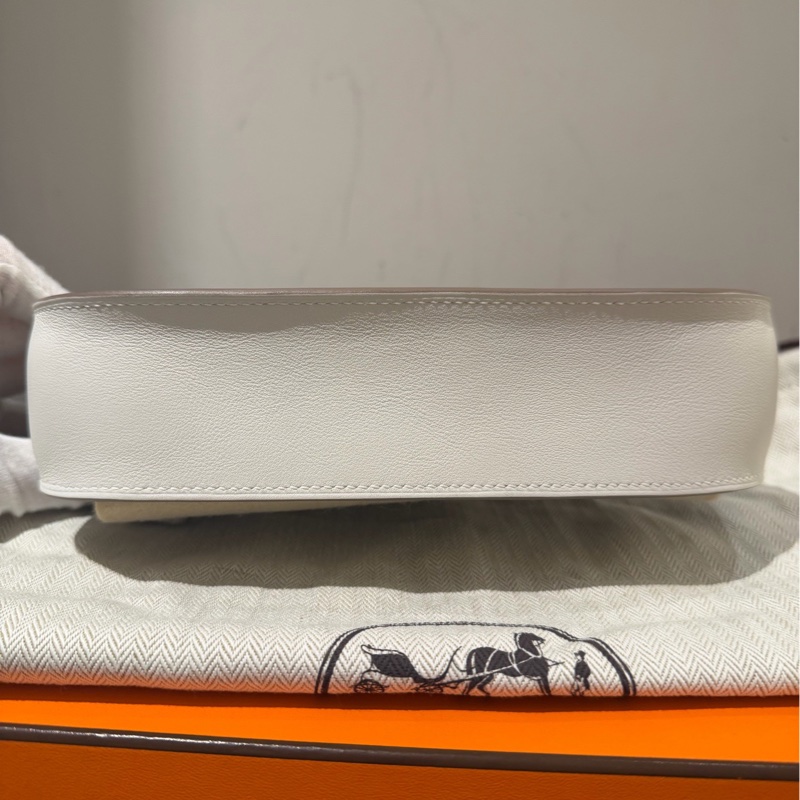 Hermes 愛馬仕 吉普賽 Jypsiere mini 淺灰色b刻 銀扣-5