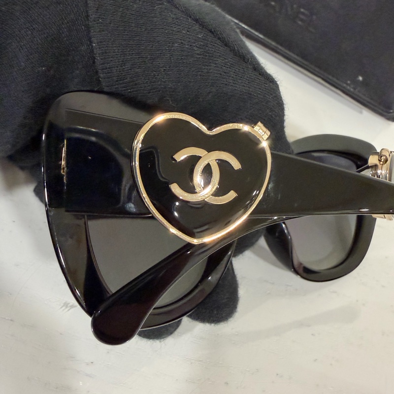 CHANEL 愛心墨鏡 情人節愛心 超可愛🩷-2