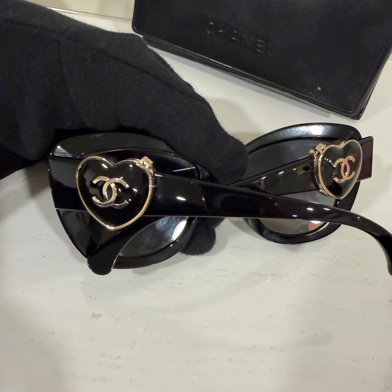 CHANEL 愛心墨鏡 情人節愛心 超可愛🩷-3