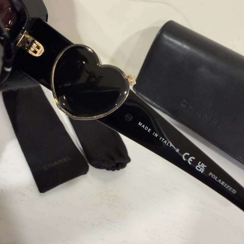 CHANEL 愛心墨鏡 情人節愛心 超可愛🩷-5