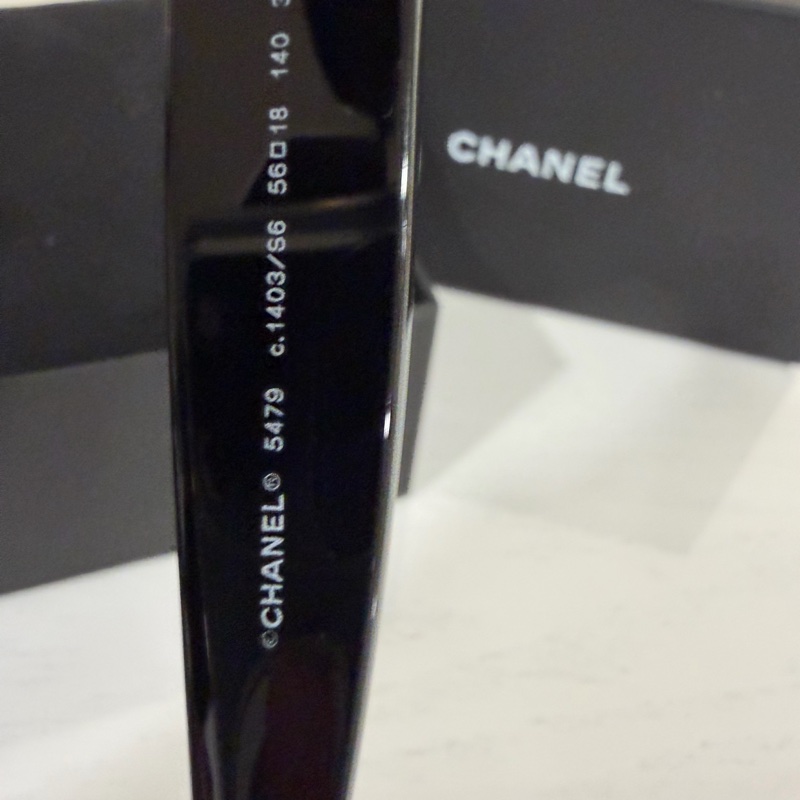 Chanel 鑲鑽logo墨鏡 顏色超漂亮🩷-14