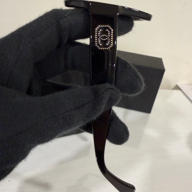 Chanel 鑲鑽logo墨鏡 顏色超漂亮🩷-15
