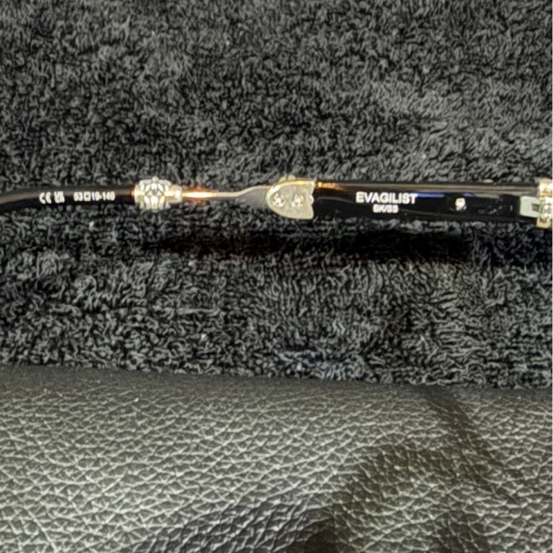 Chrome Hearts - EVAGILIST眉框眼鏡銀色-2