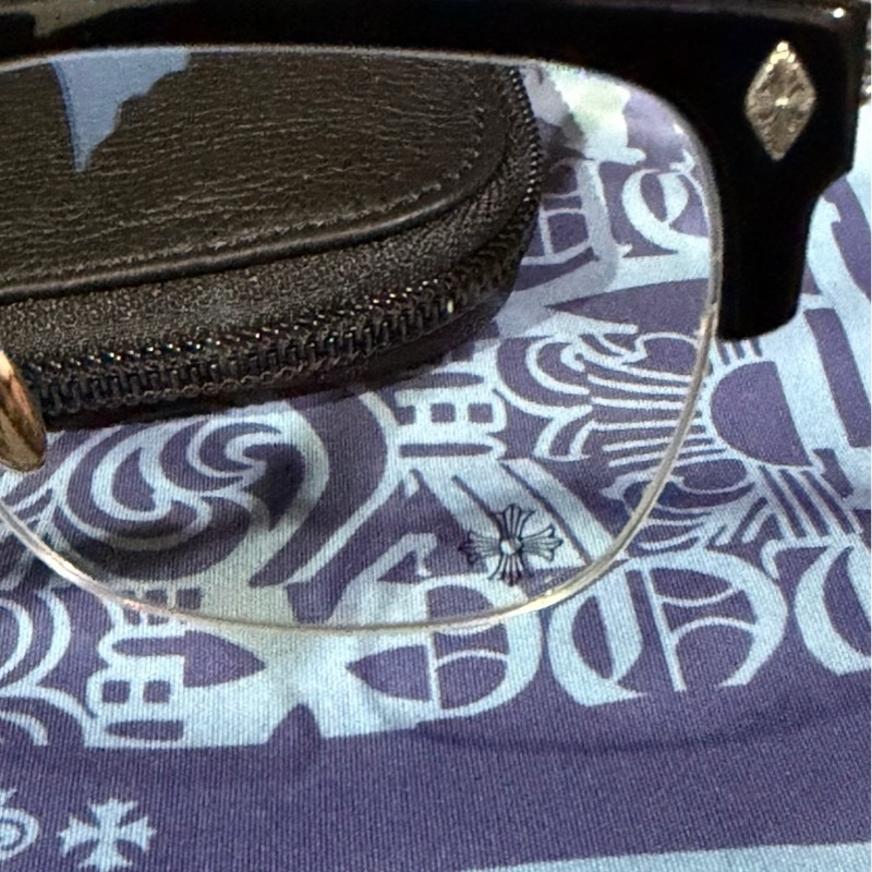 Chrome Hearts - EVAGILIST眉框眼鏡銀色-5