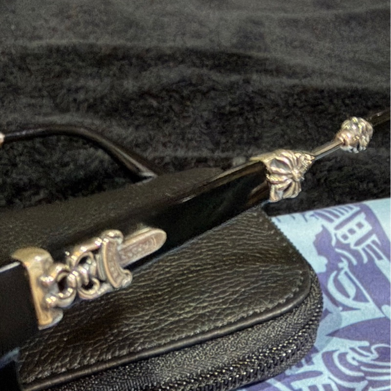 Chrome Hearts - EVAGILIST眉框眼鏡銀色-7