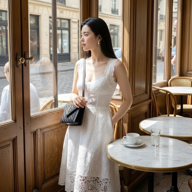 ⏰限時特賣價🌺Saint Lauent 685574 YSL 絎縫小羊皮迷你Gaby 包 黑色-3