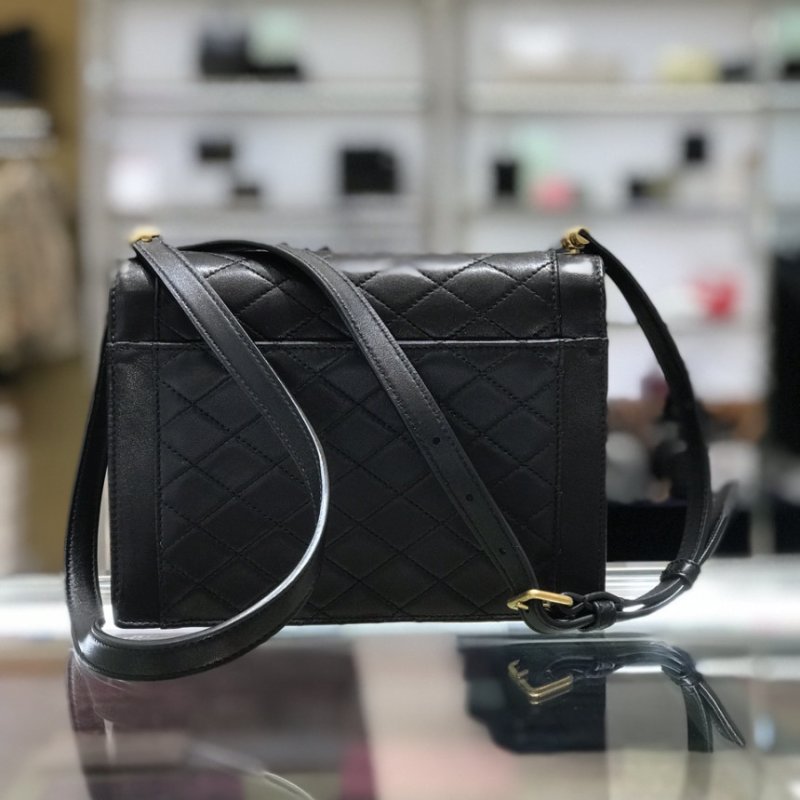 ⏰限時特賣價🌺Saint Lauent 685574 YSL 絎縫小羊皮迷你Gaby 包 黑色-5