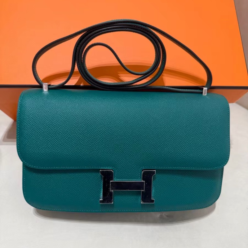 爱马仕横版康康 Constance elan 帝皇绿银扣 极品成色-1